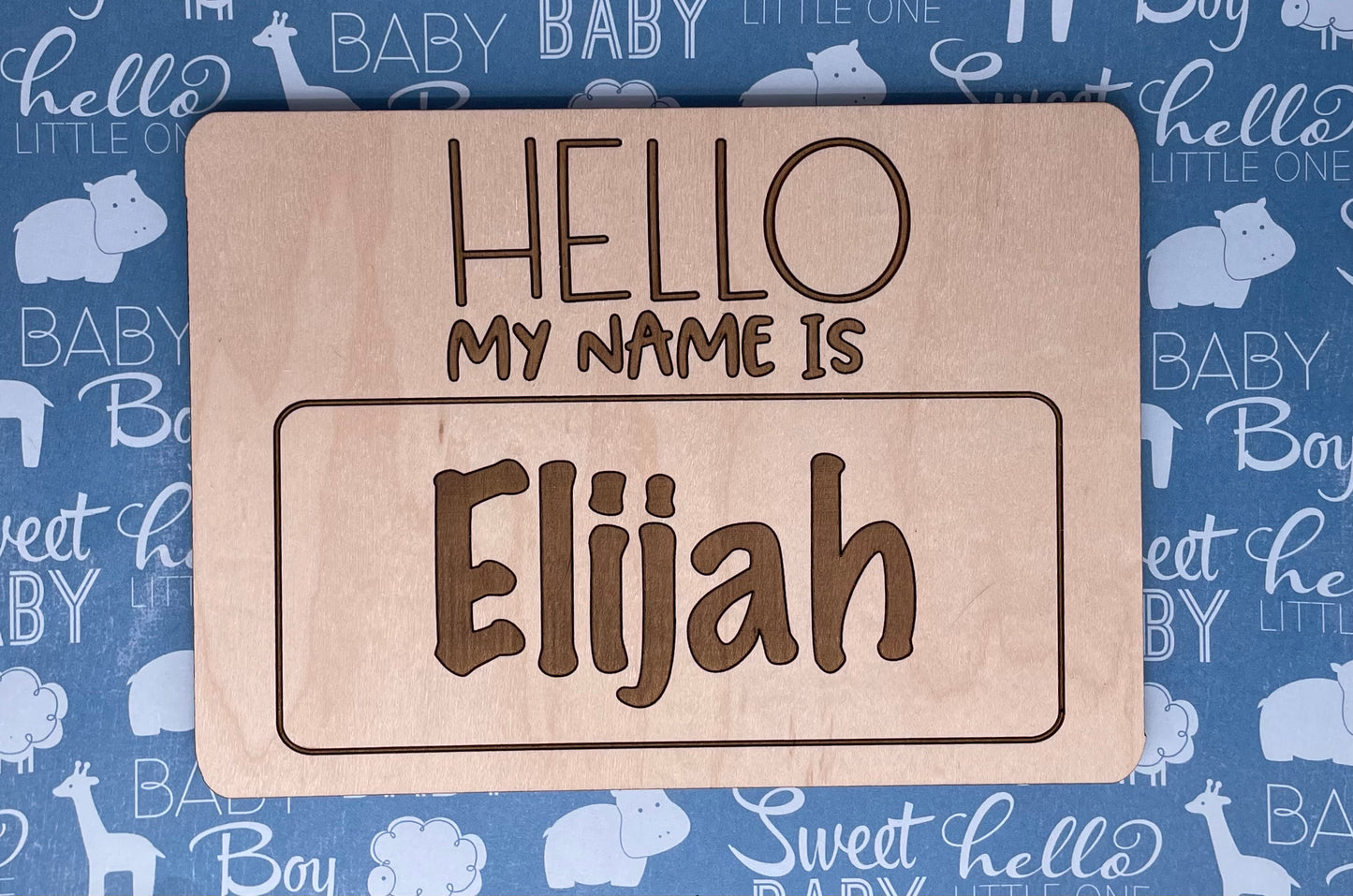 Hello my name is…