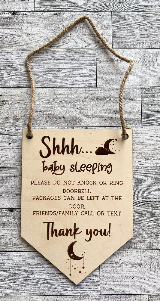 Baby Sleeping Sign